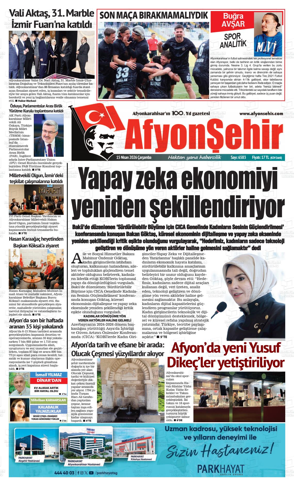 Afyonkarahisar Hisar 15.04.2026