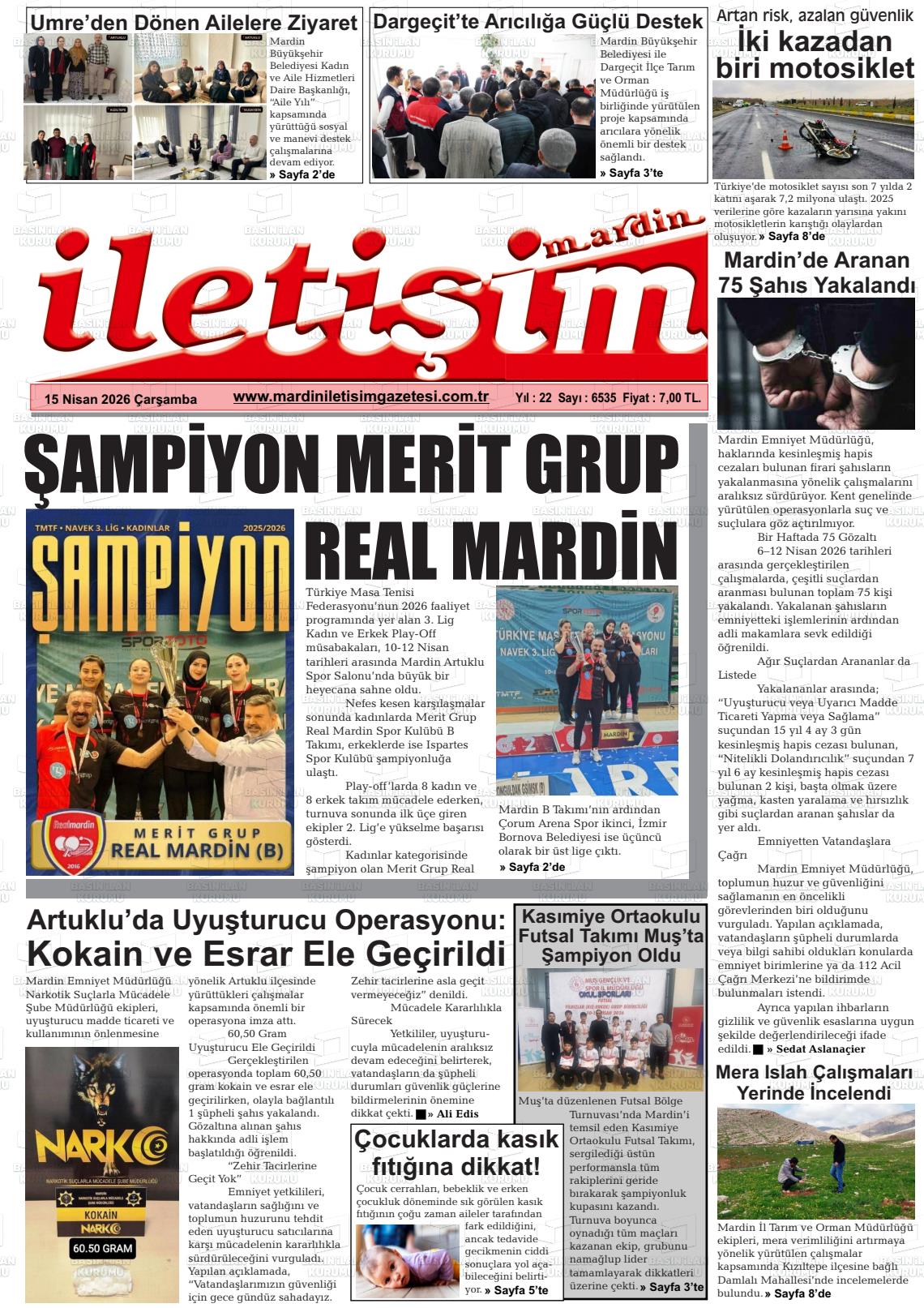 Mardin Iletisim 15.04.2026