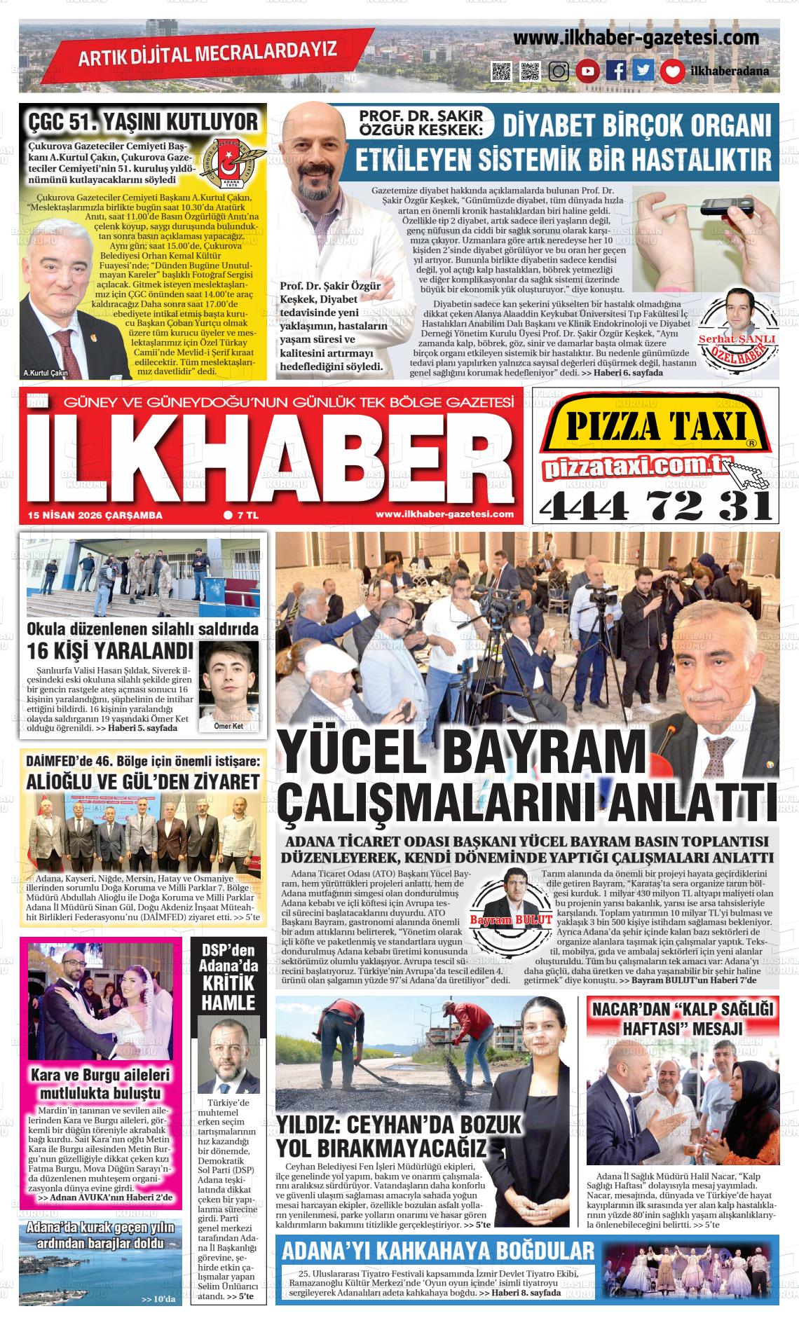 Adana Ilkhaber 15.04.2026
