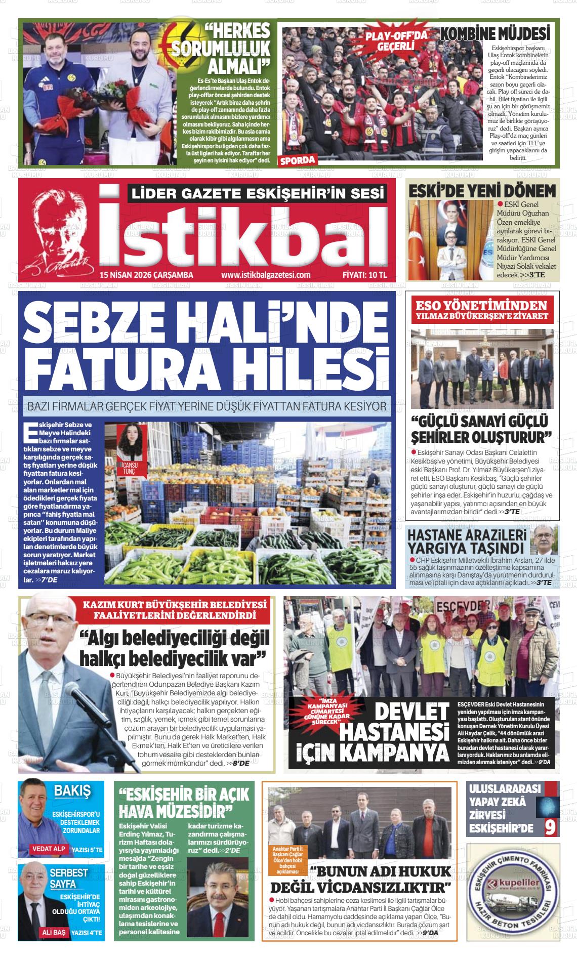 Eskisehir Istikbal 15.04.2026