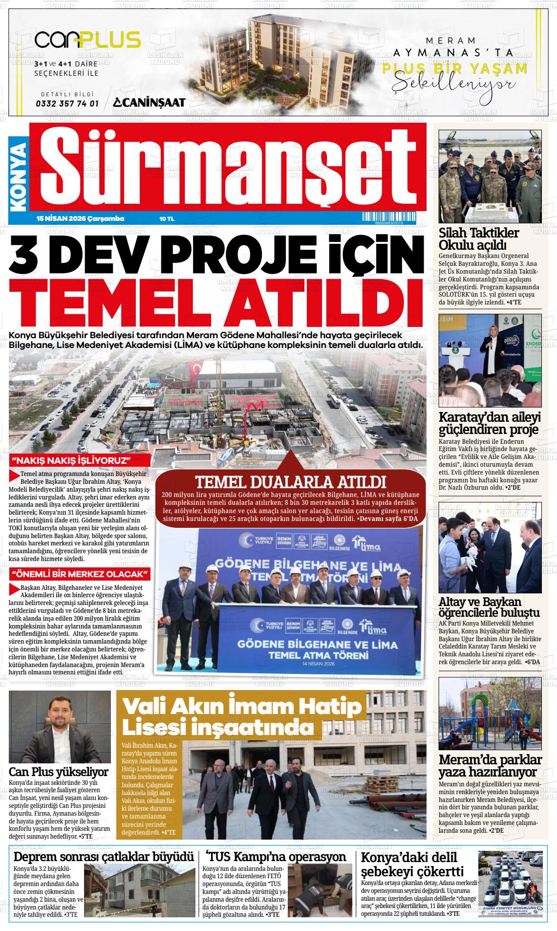 Konya Ninsesi 15.04.2026