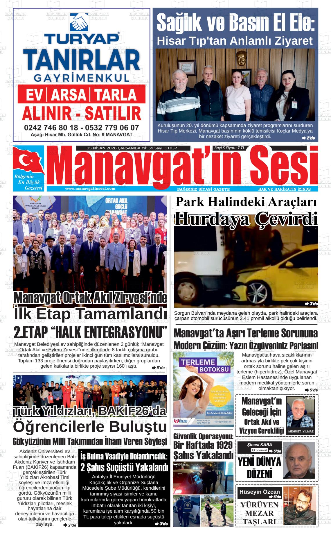 Antalya Manavgatinsesi 15.04.2026