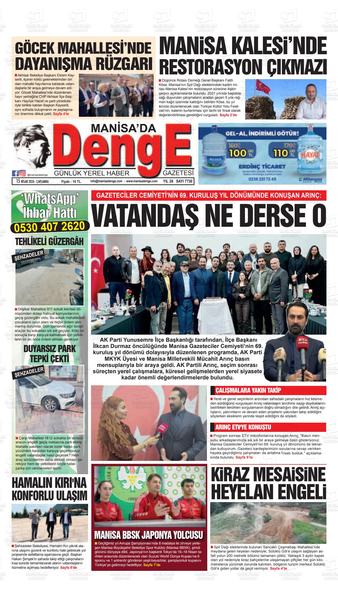 Manisa Dadenge 15.04.2026