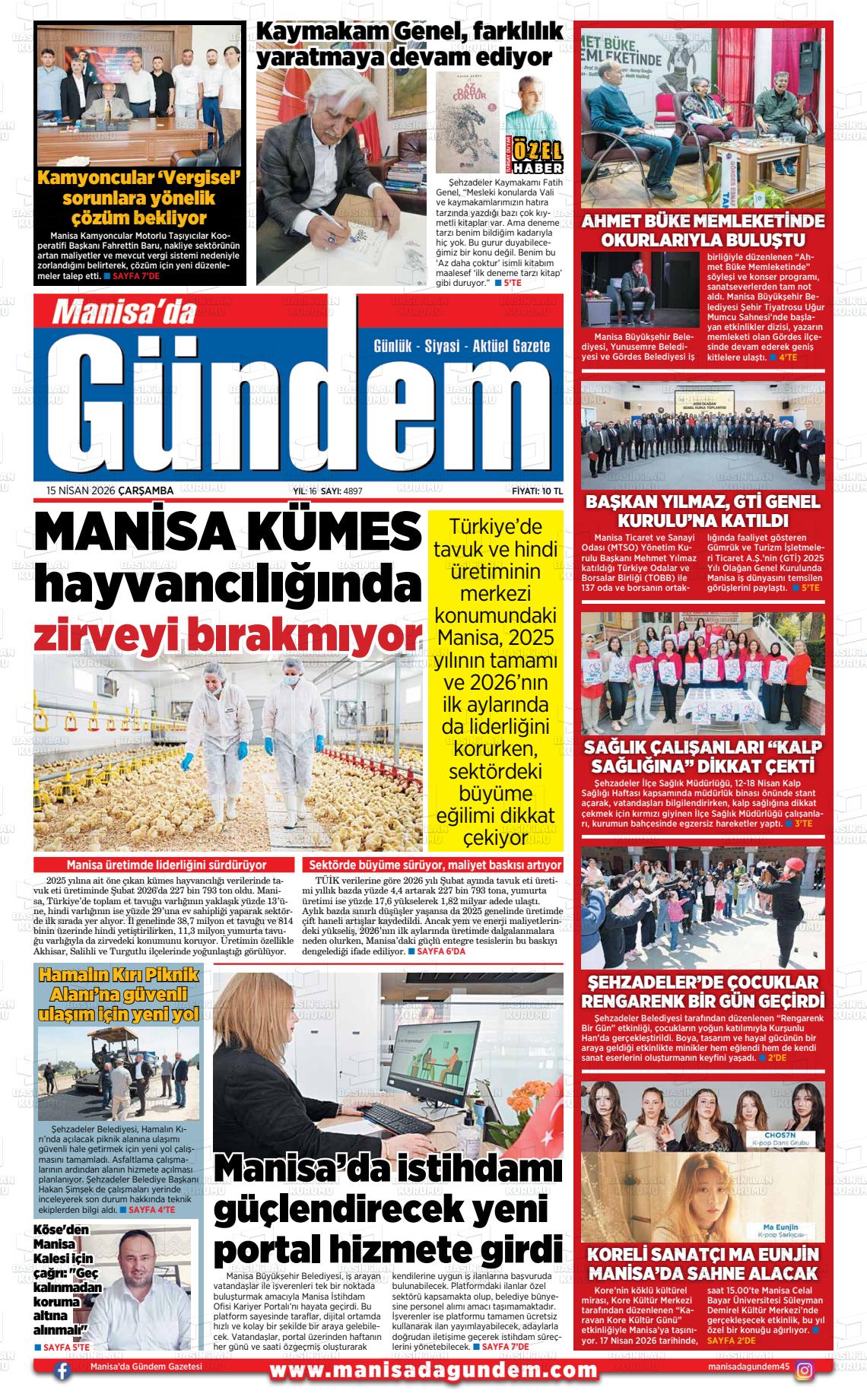 Manisa Dagundem 15.04.2026