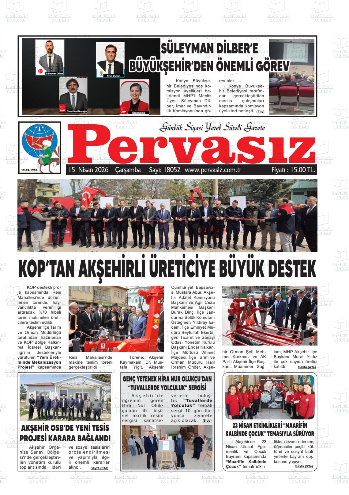 Konya Pervasiz 15.04.2026