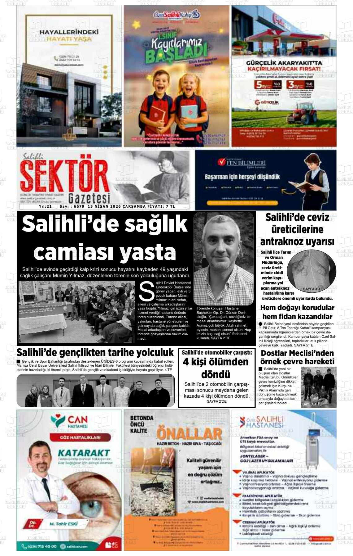 Manisa Salihlisektor 15.04.2026