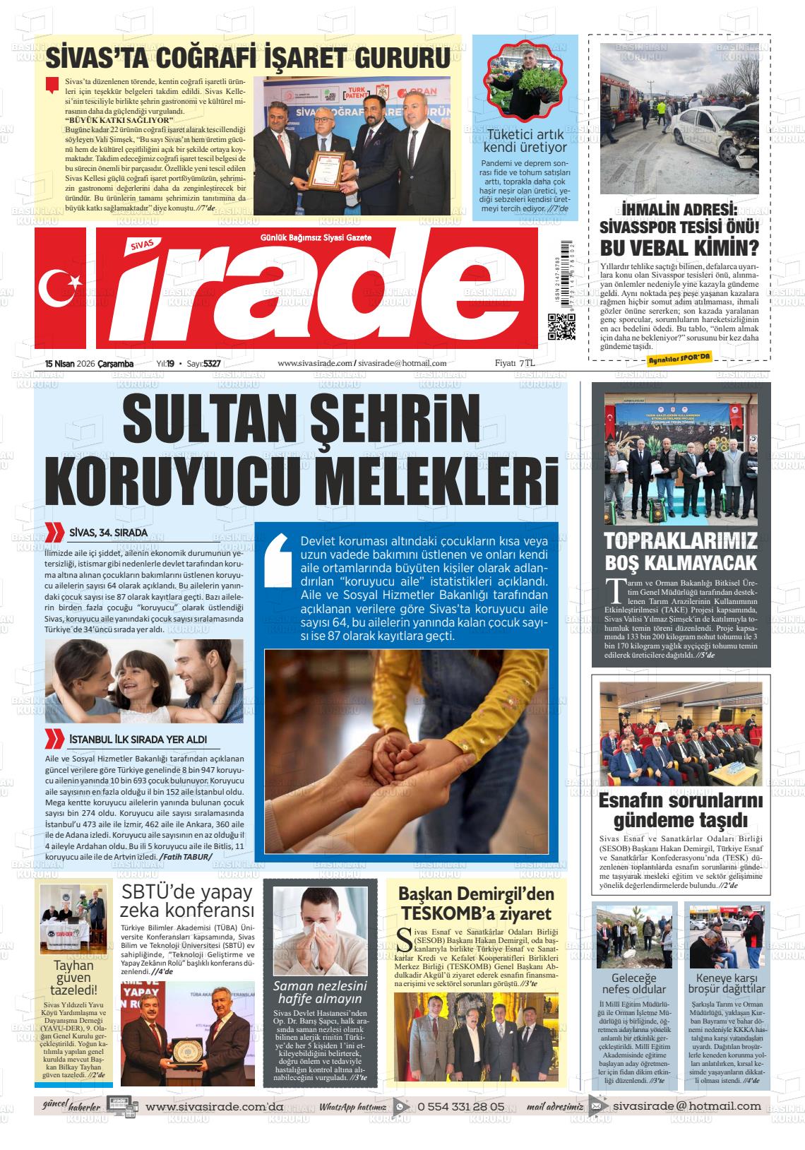 Sivas Irade 15.04.2026