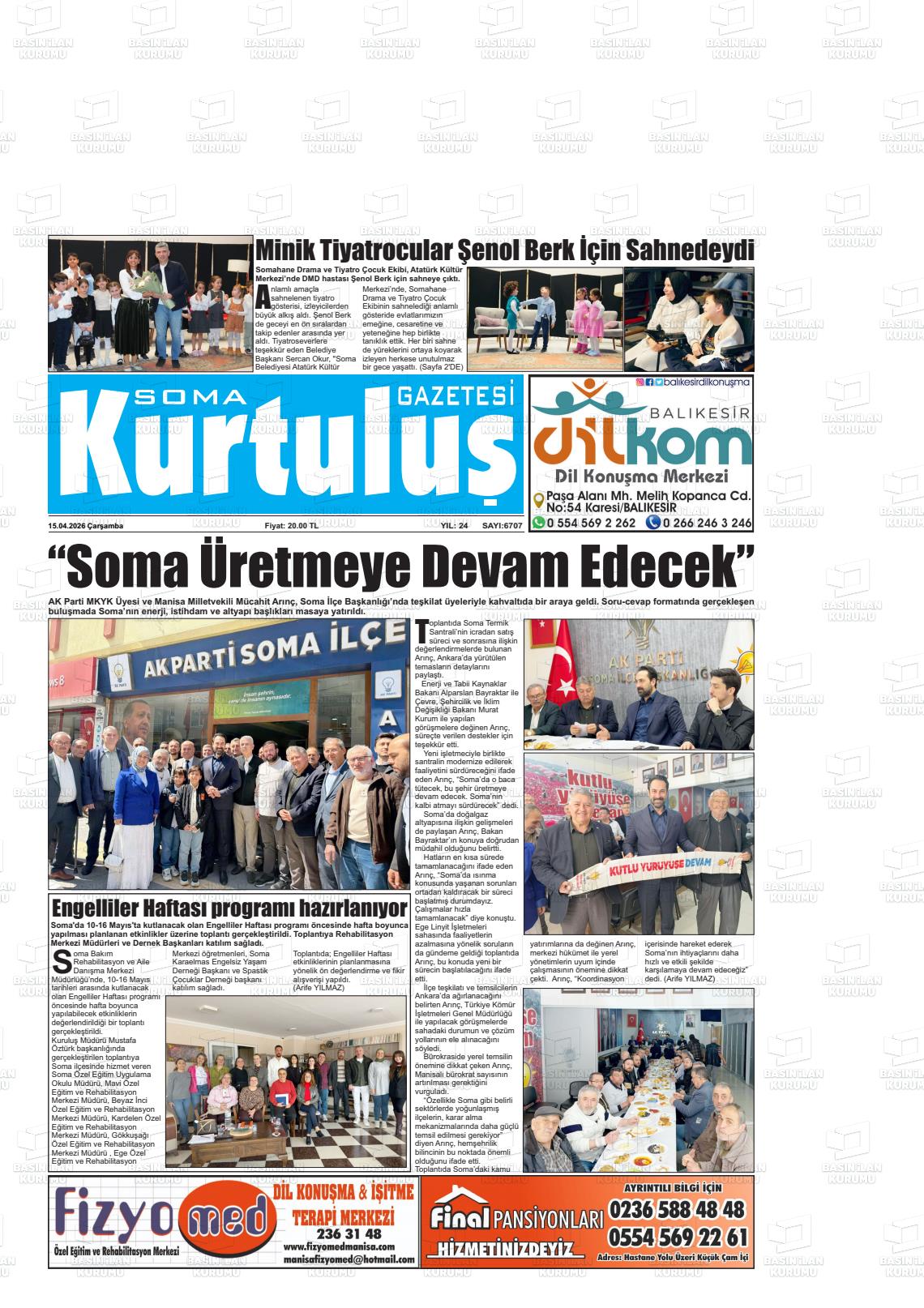 Manisa Somagundem 15.04.2026