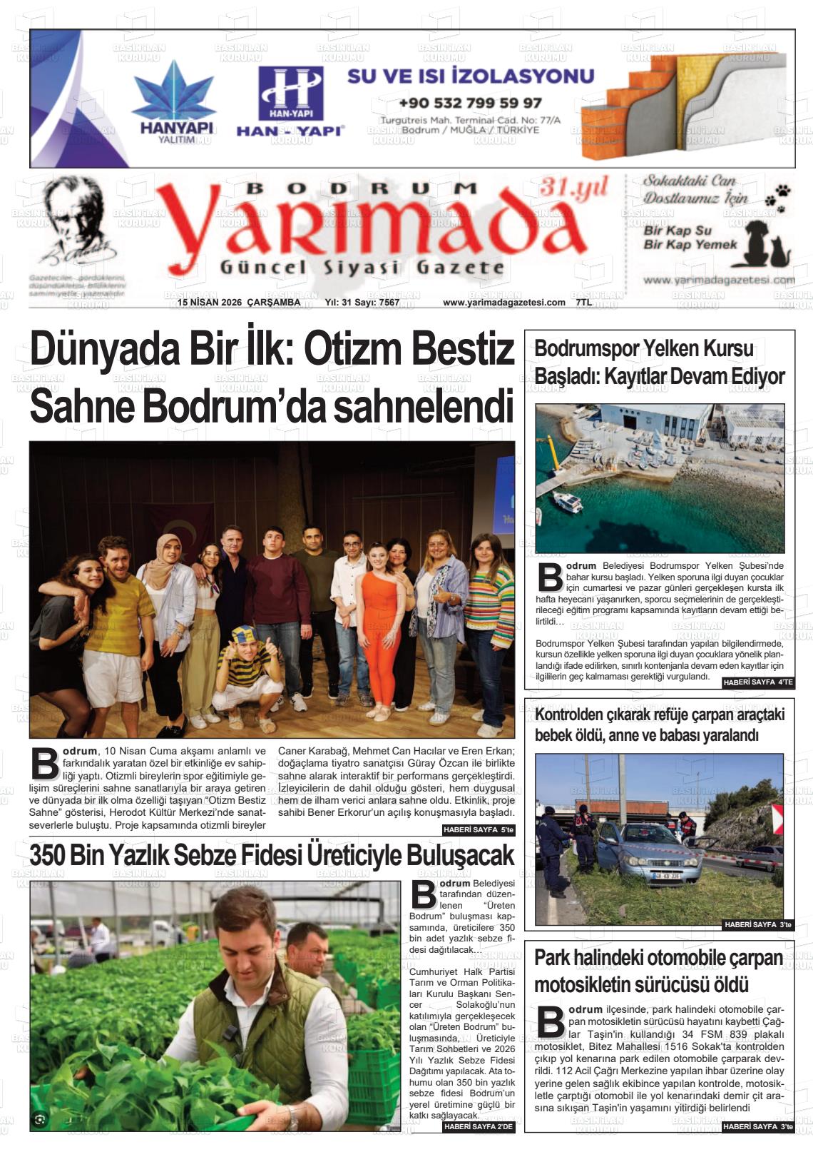 Mugla Yarimada 15.04.2026