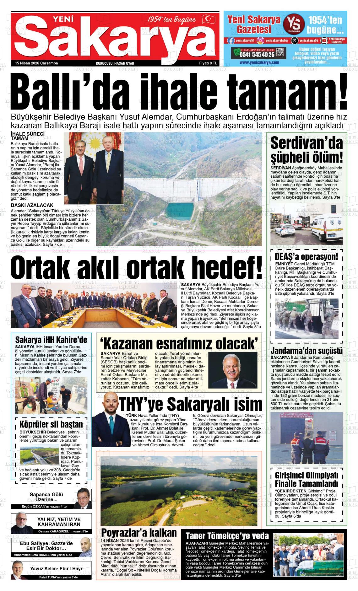 Sakarya Yeni 15.04.2026