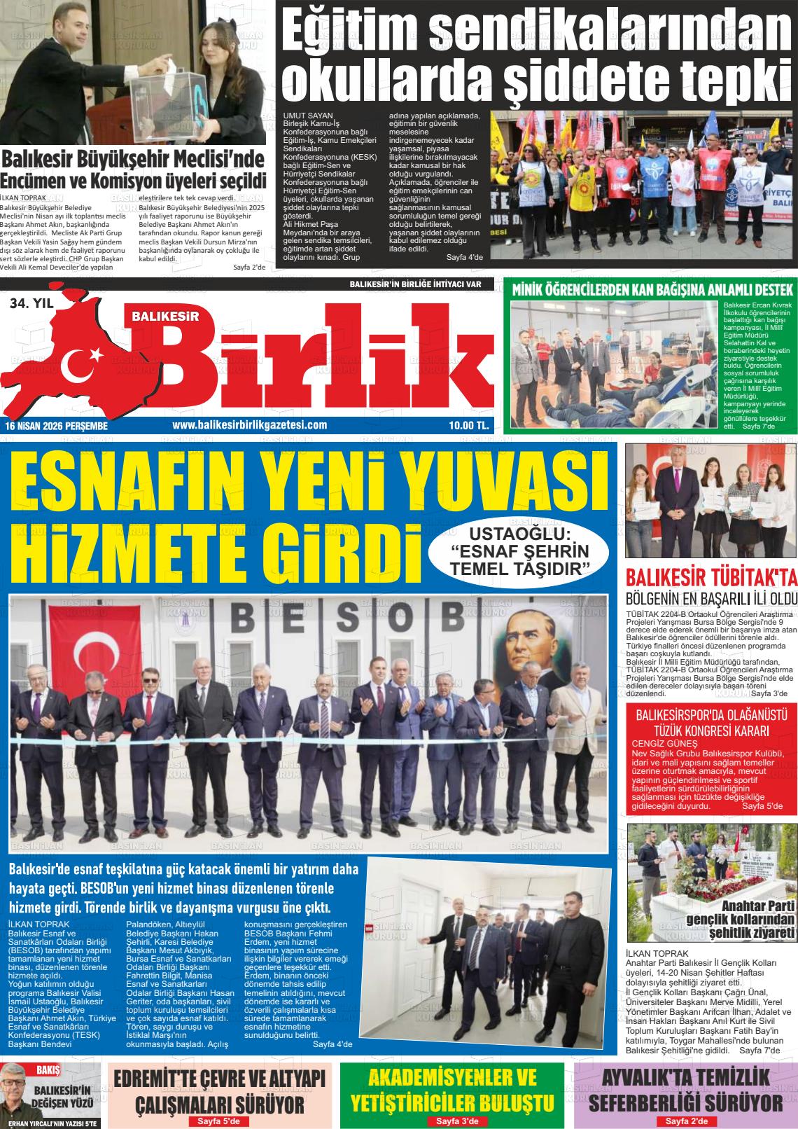 Balikesir Birlik 16.04.2026