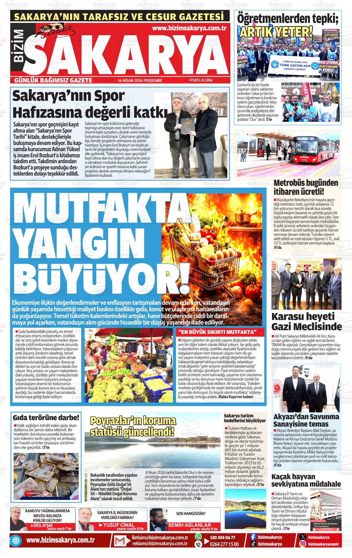 Sakarya Bizim 16.04.2026