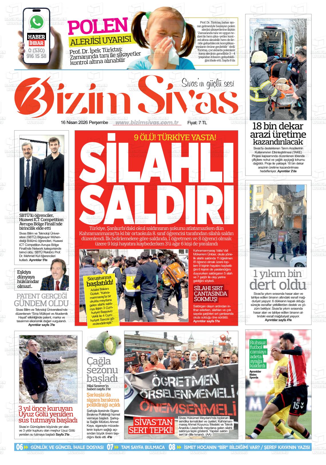 Sivas Bizim 16.04.2026