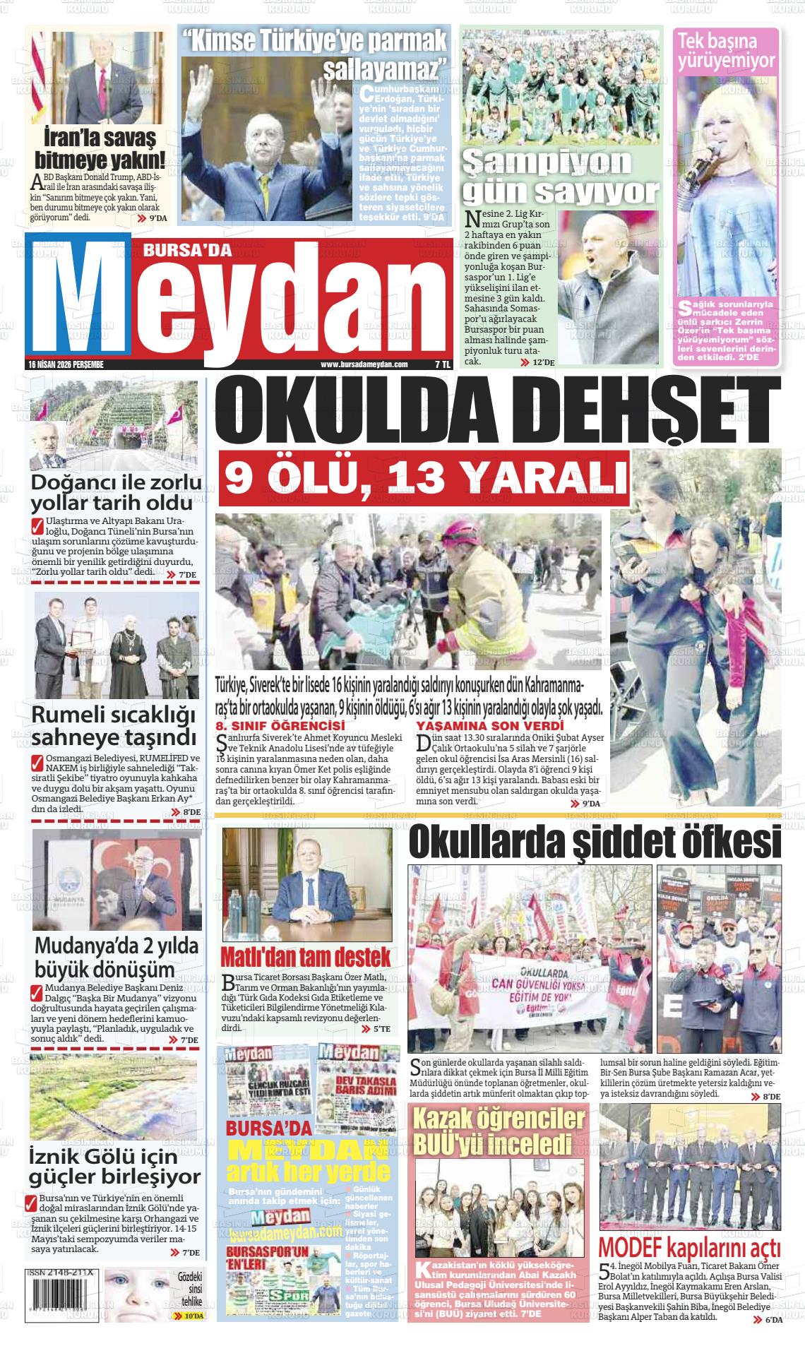 Bursa Dameydan 16.04.2026