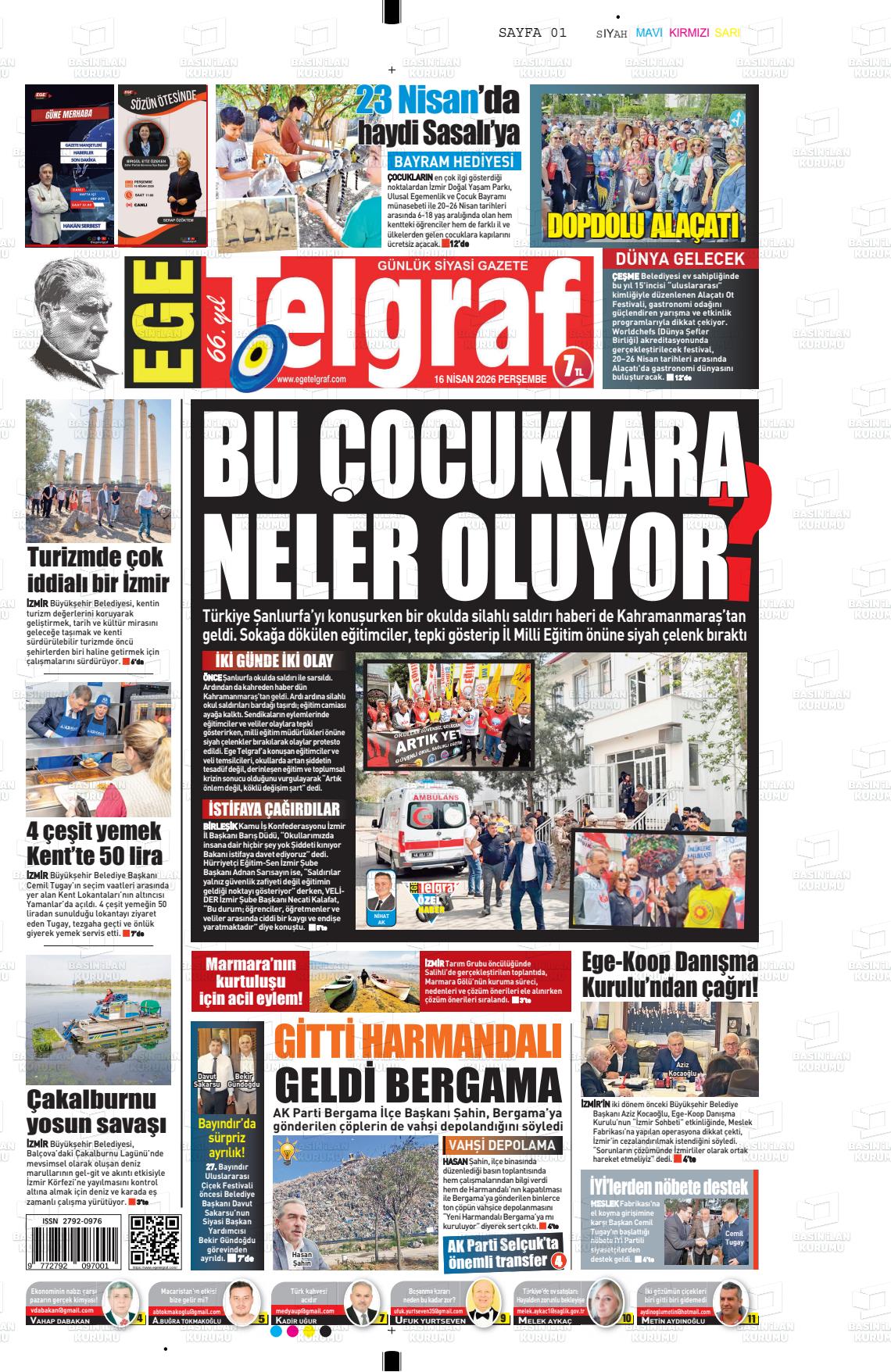 Izmir Egetelgraf 16.04.2026
