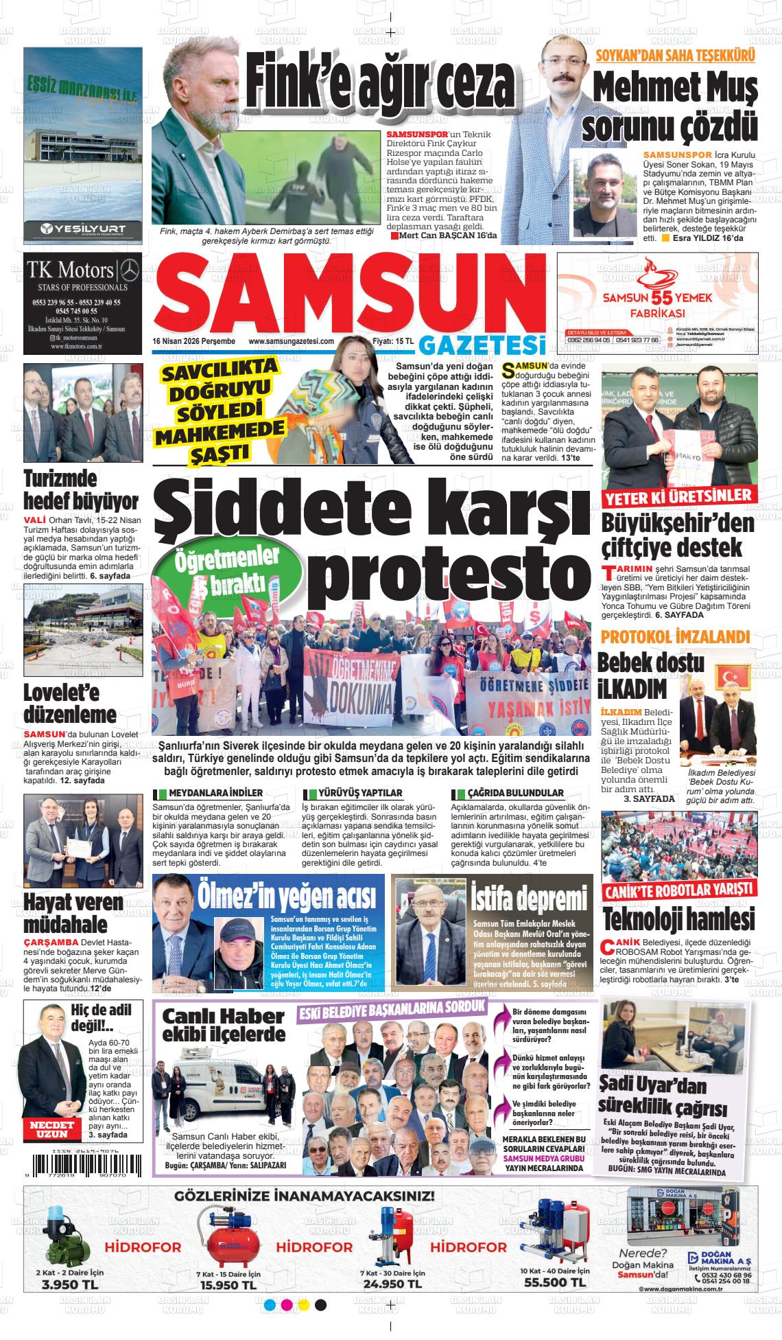 Samsun Ekip 16.04.2026