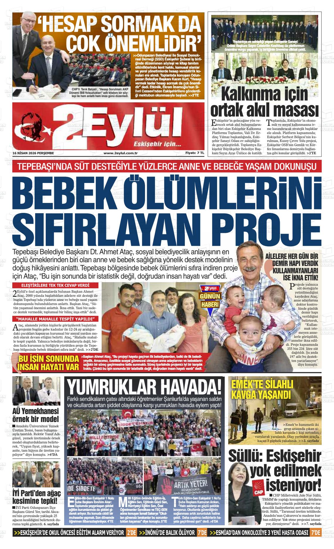 Eskisehir 2 Eylul 16.04.2026