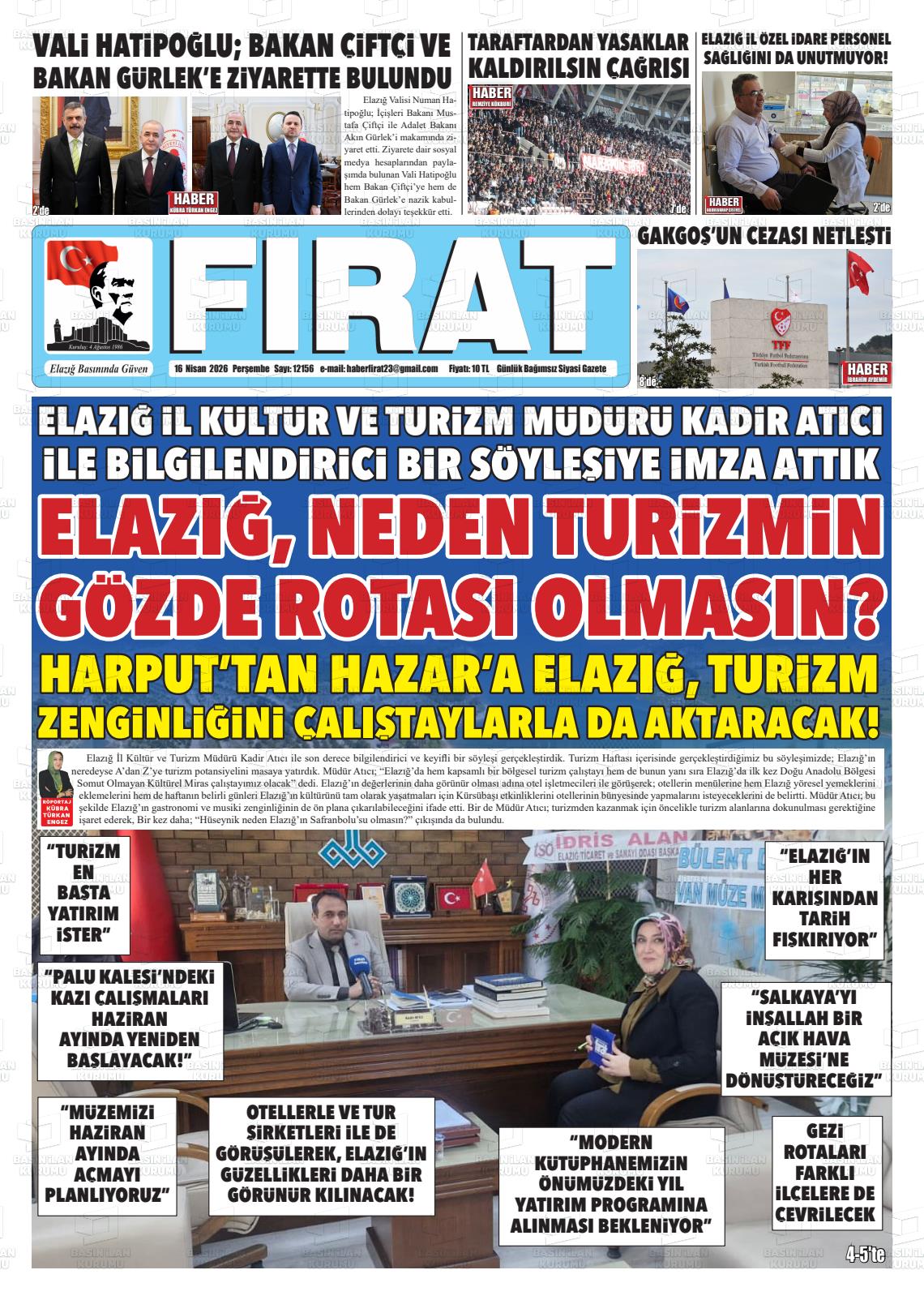 Elazig Firatgazetesi 16.04.2026