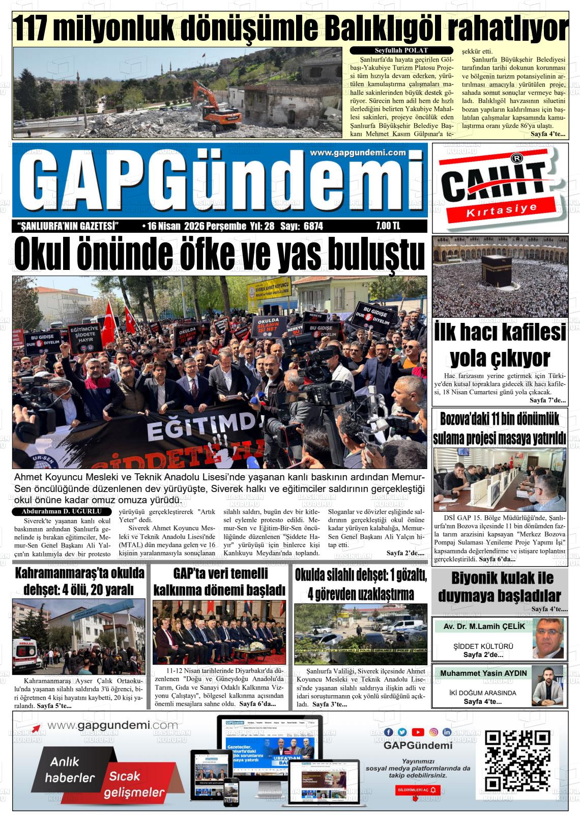 Sanliurfa Gapgundemi 16.04.2026