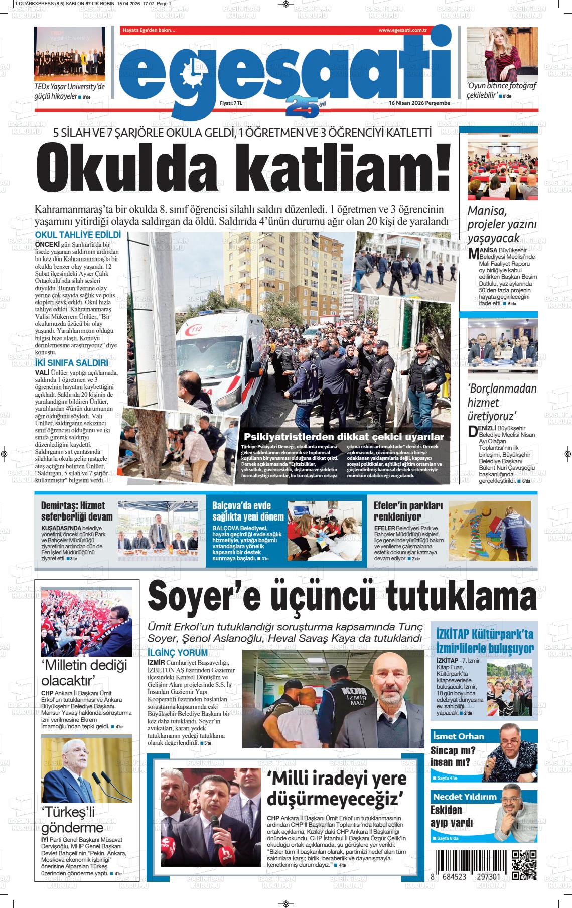 Izmir Haberekspres 16.04.2026