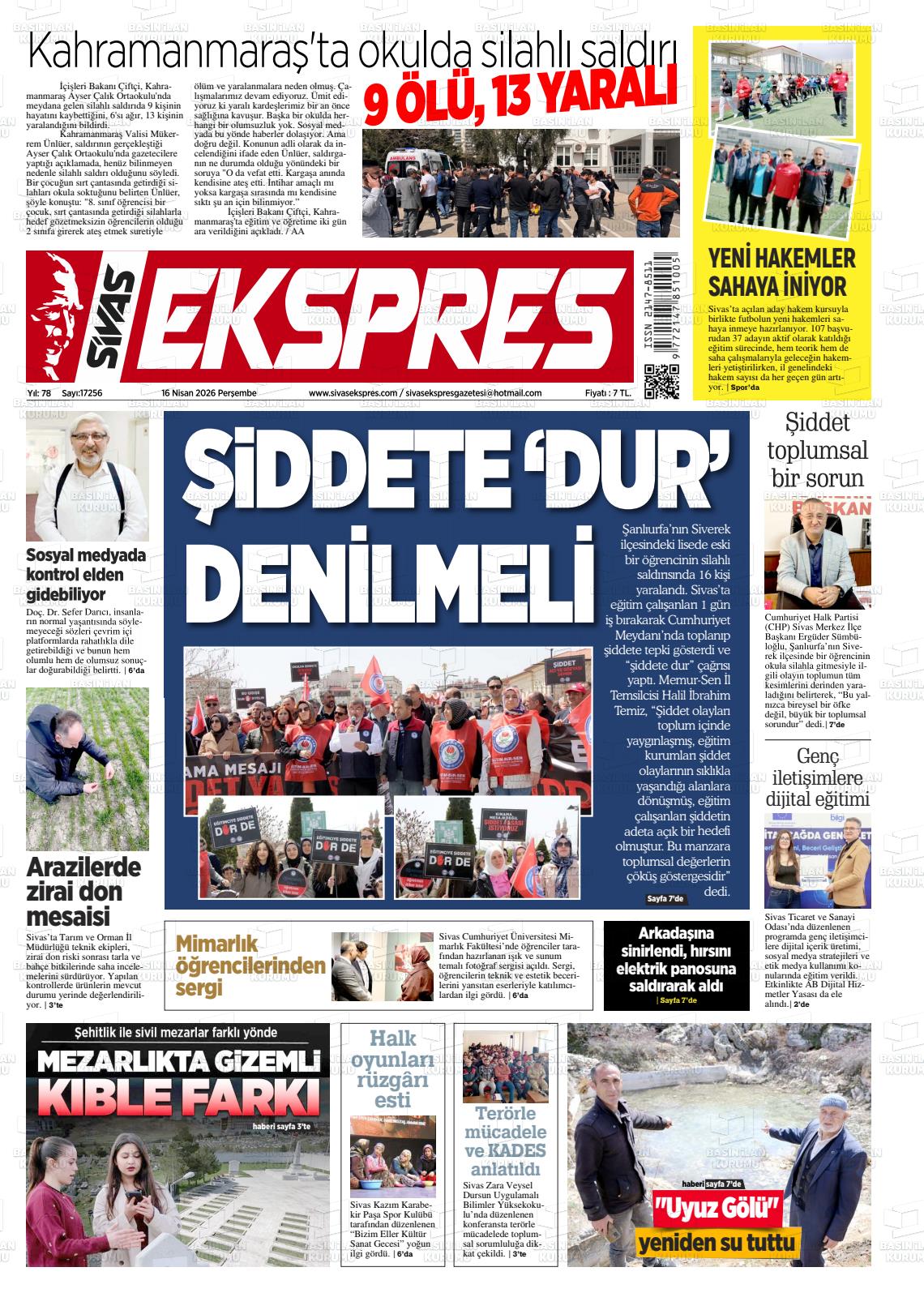 Sivas Hadiselerlehakikat 16.04.2026