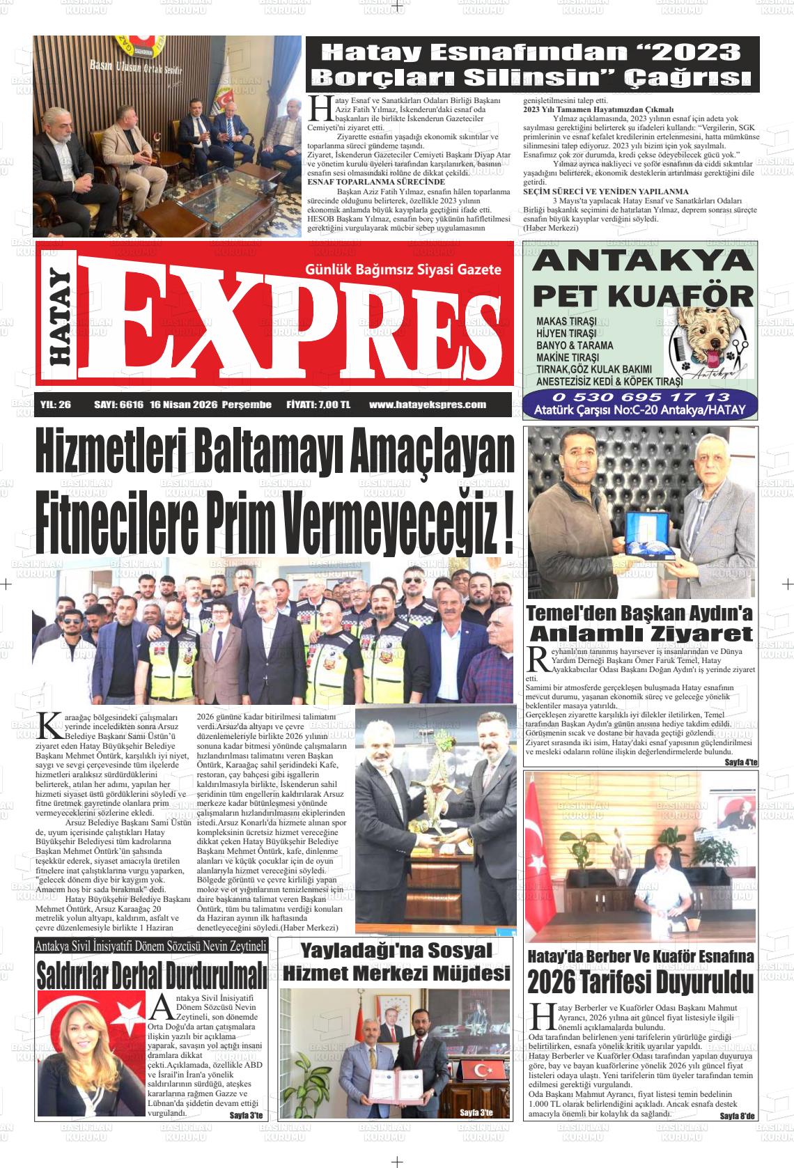 Hatay Expres 16.04.2026