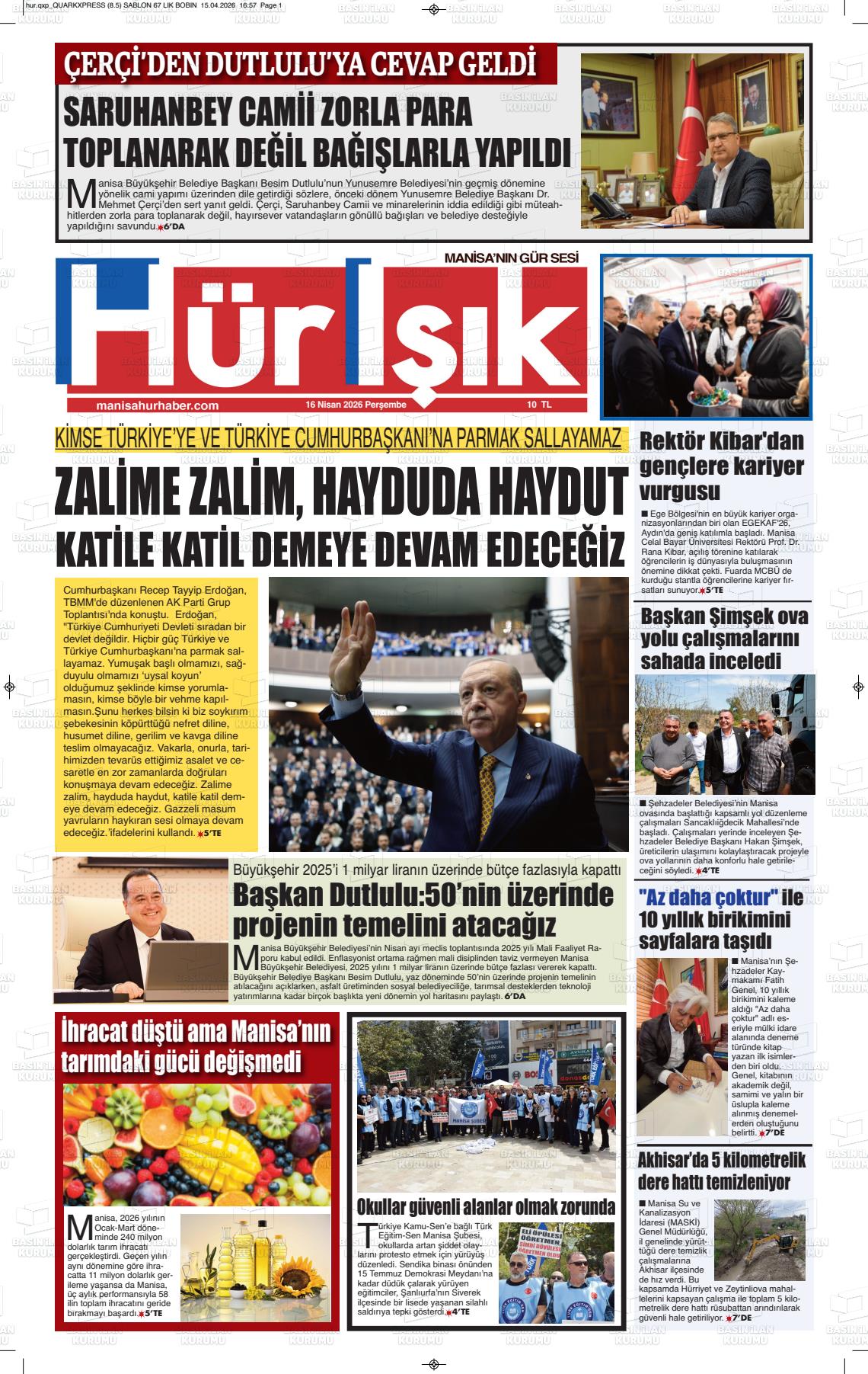 Manisa Hurisik 16.04.2026