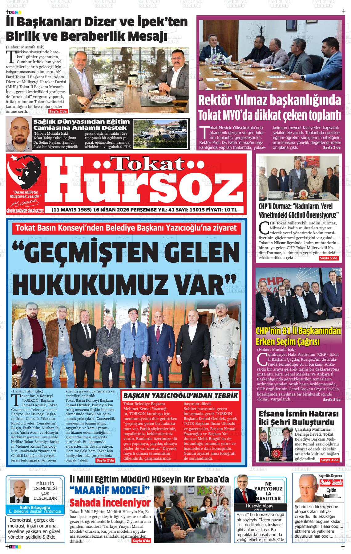 Tokat Hursoz 16.04.2026