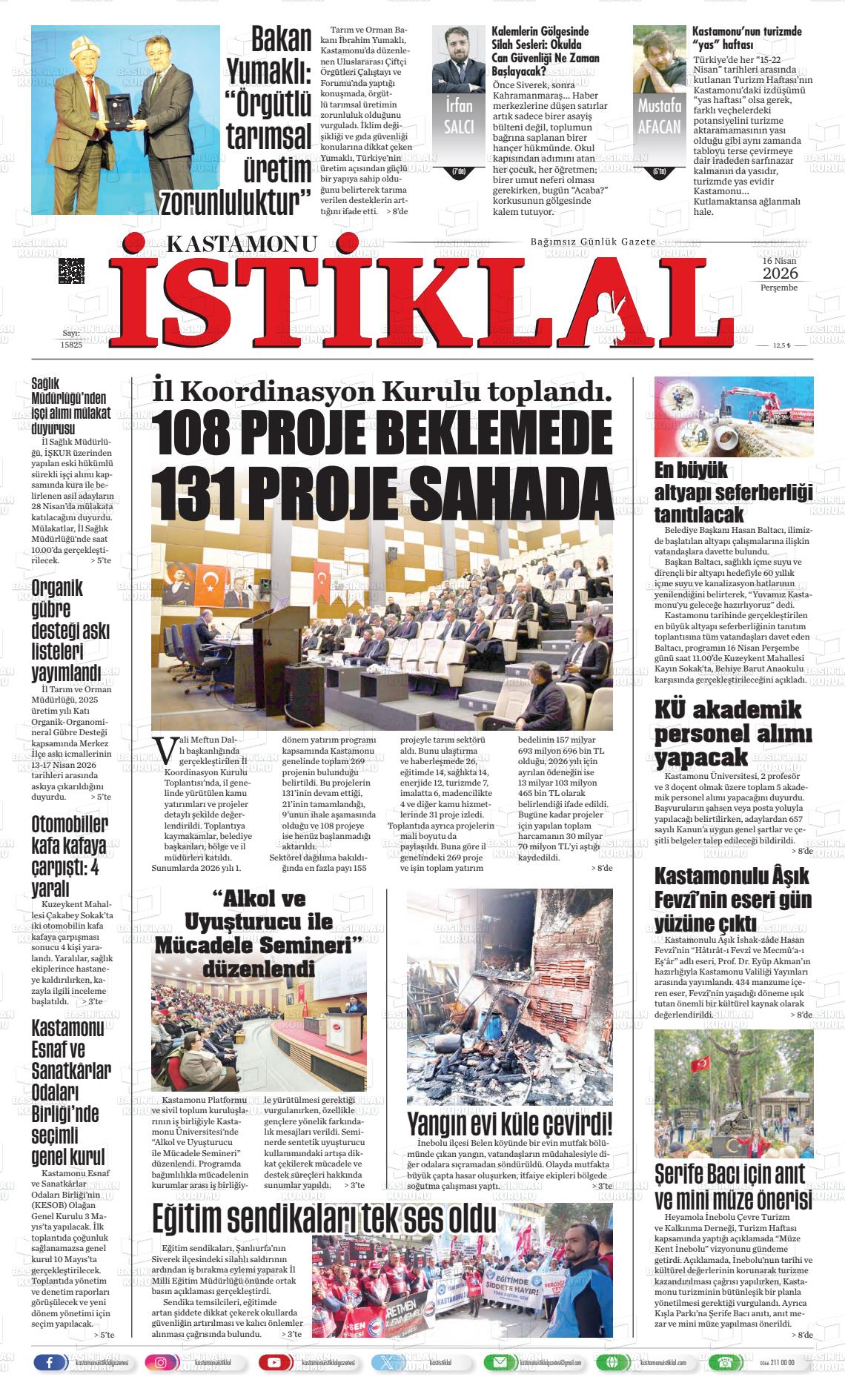 Kastamonu 16.04.2026