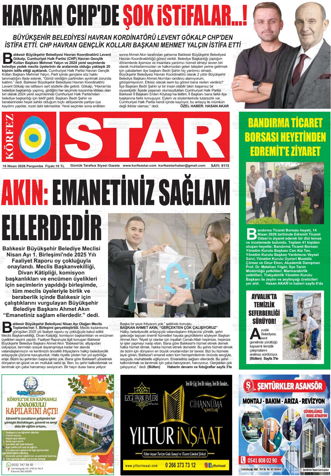 Balikesir Korfezstar 16.04.2026