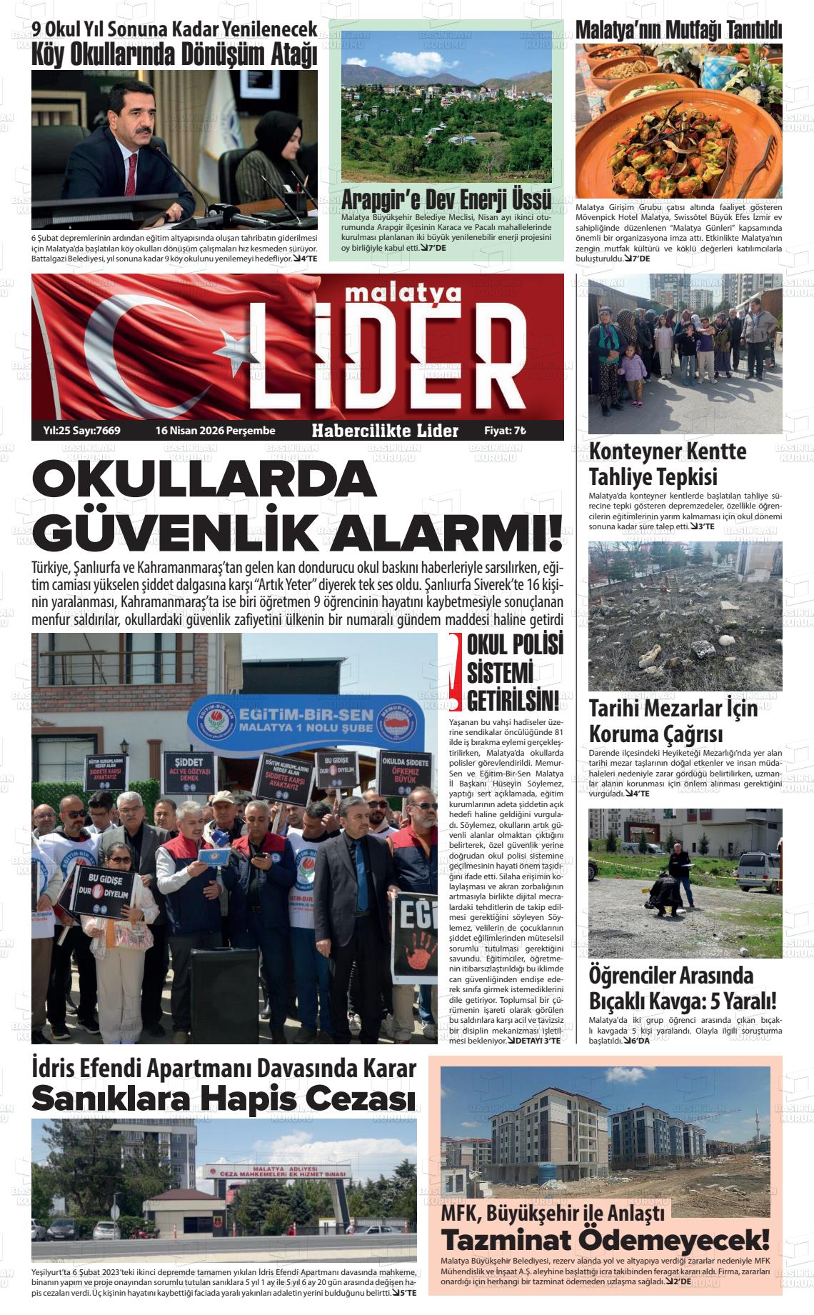 Malatya Sonsoz 16.04.2026