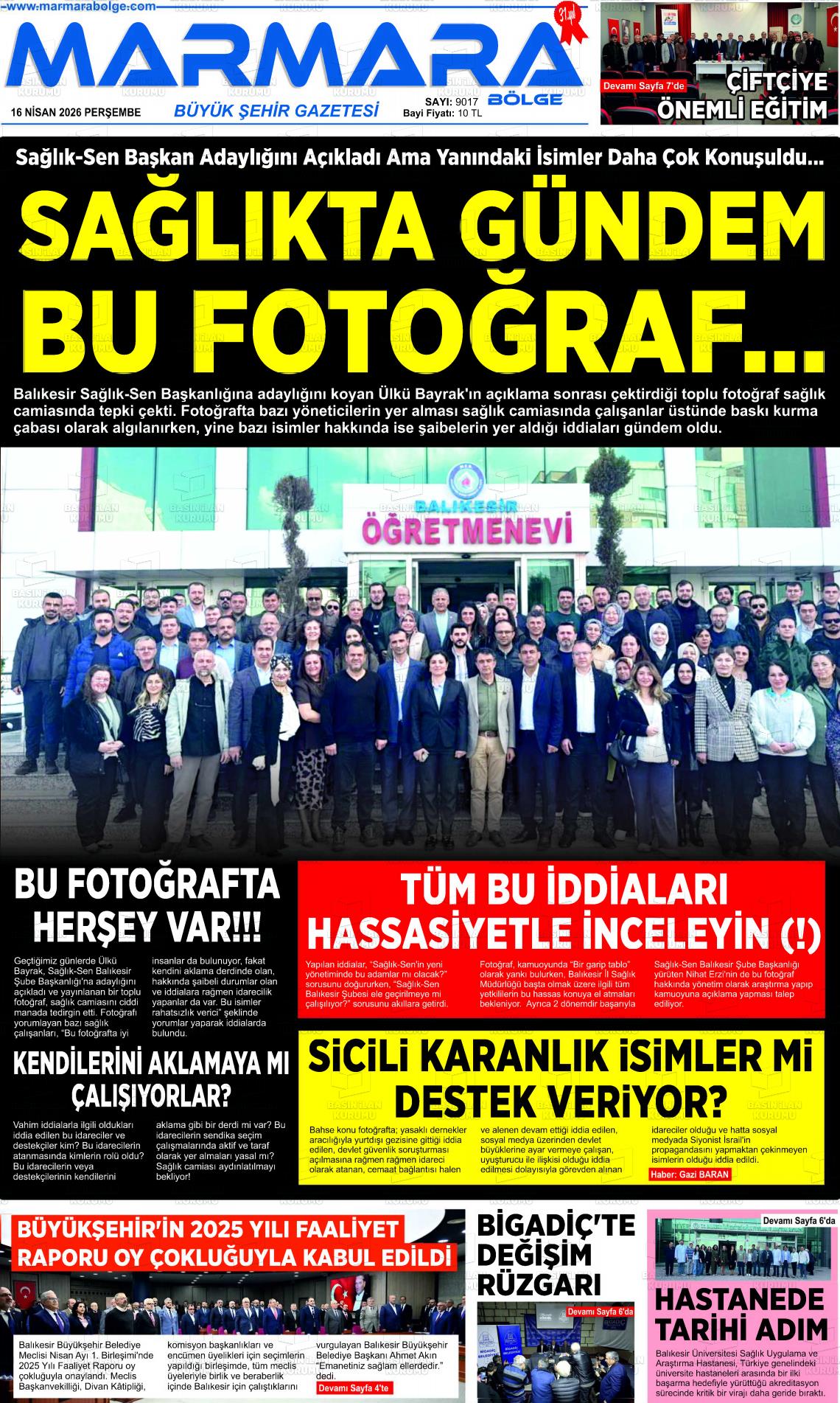 Balikesir Marmarabolge 16.04.2026