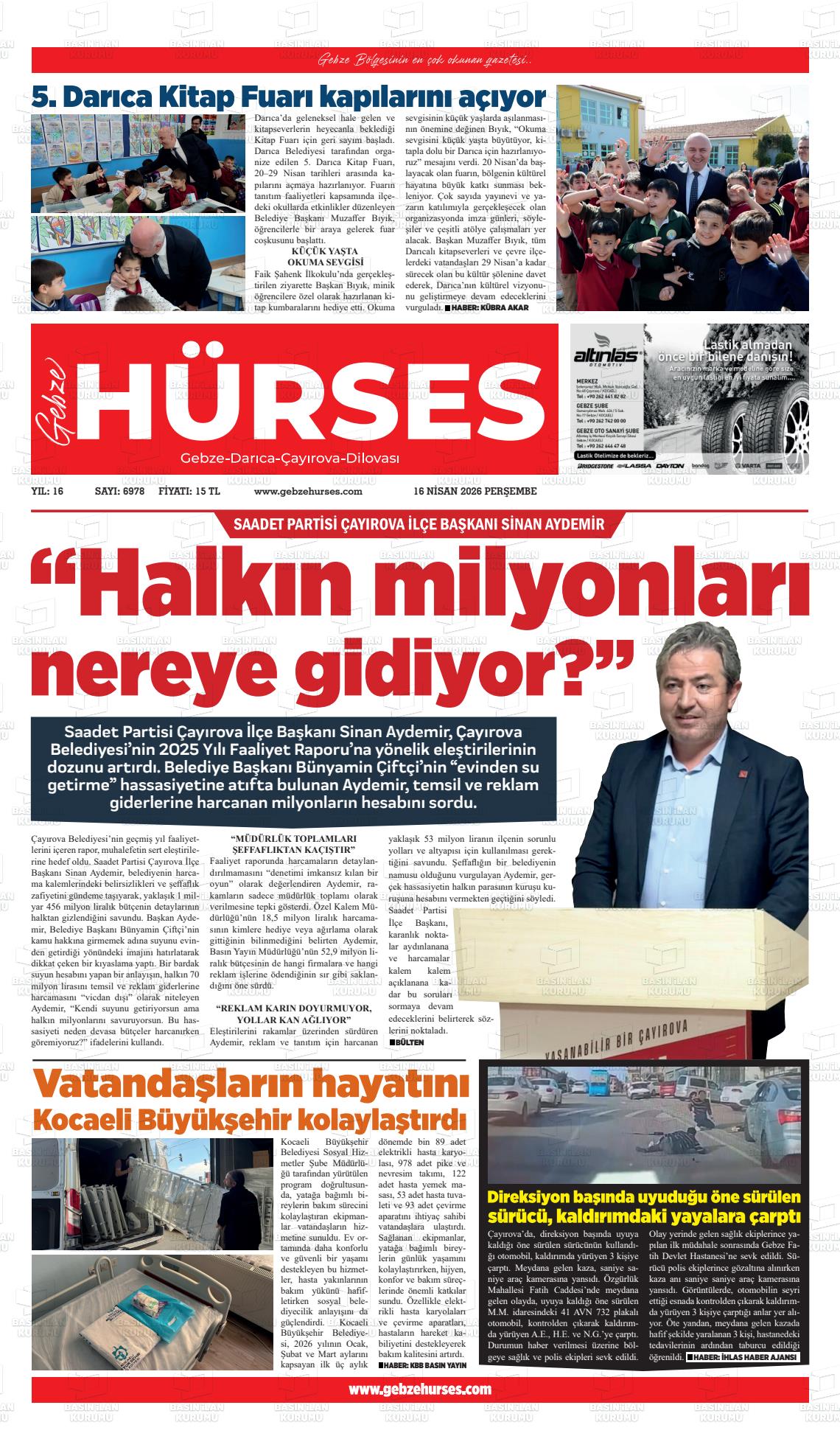 Kocaeli Marmaragebze 16.04.2026