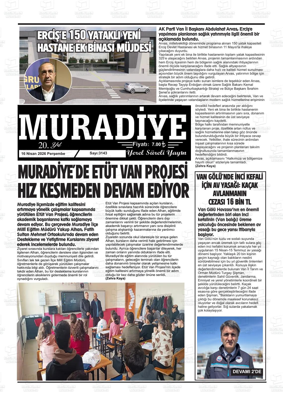 Van Muradiye 16.04.2026