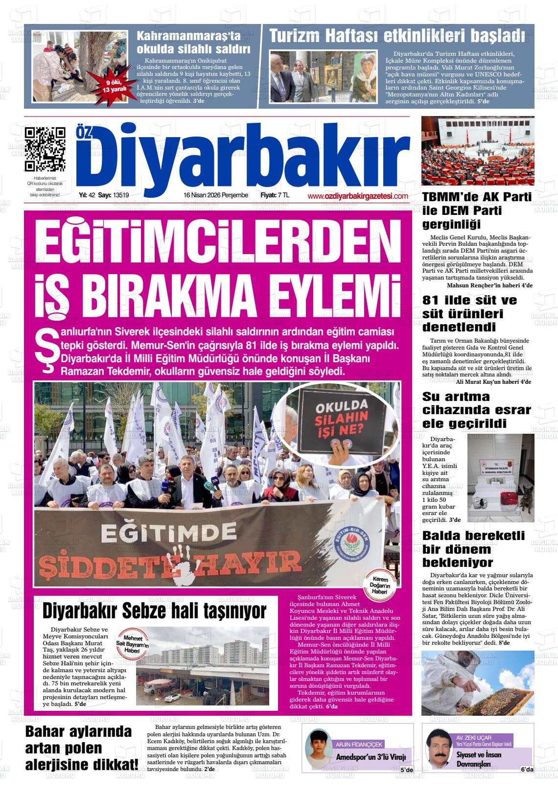 Diyarbakir Oz 16.04.2026