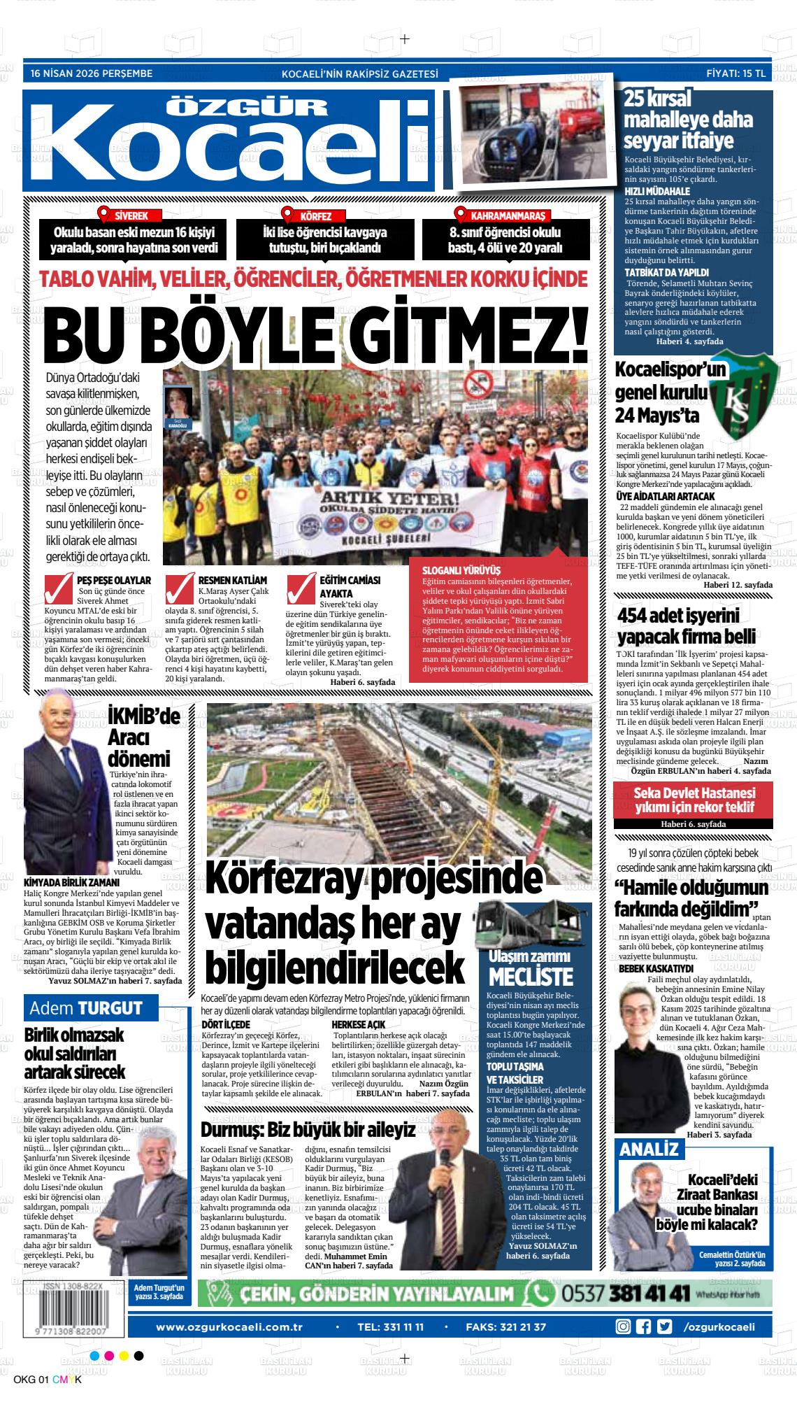 Kocaeli Ozgur 16.04.2026