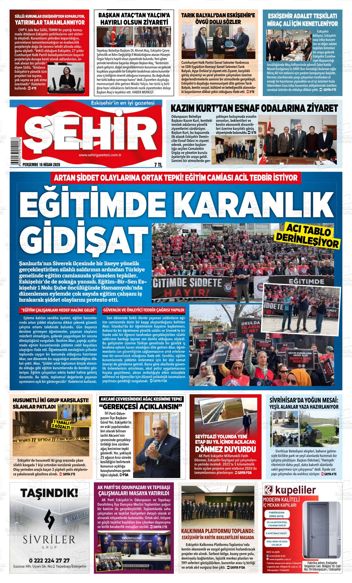 Eskisehir Sehir 16.04.2026
