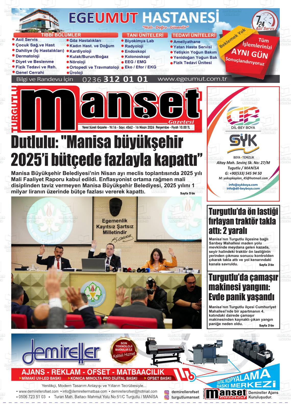 Manisa Turgutlumanset 16.04.2026