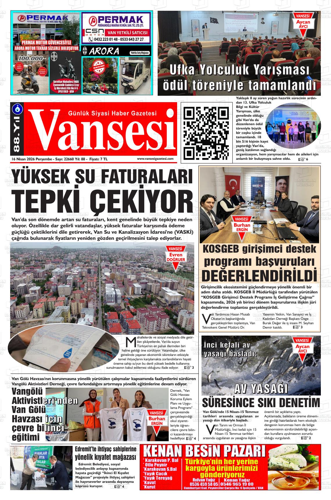 Van Sesi 16.04.2026