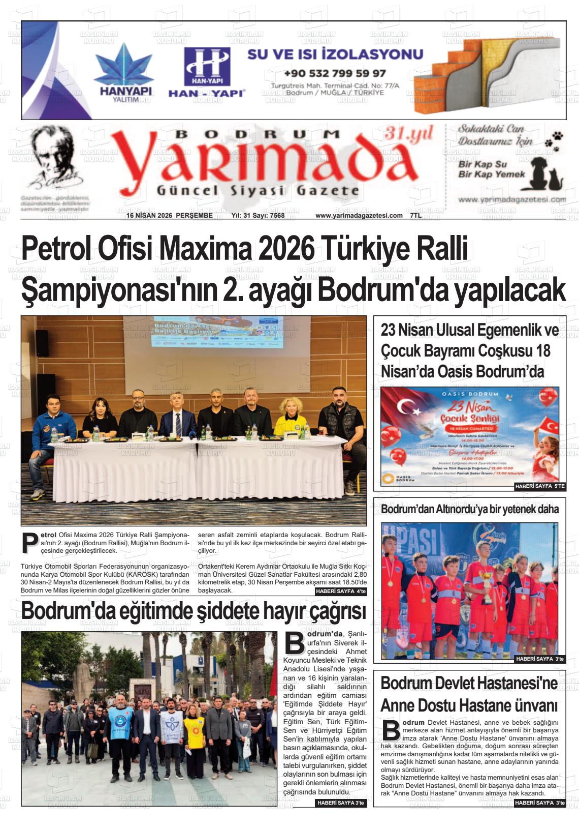 Mugla Yarimada 16.04.2026