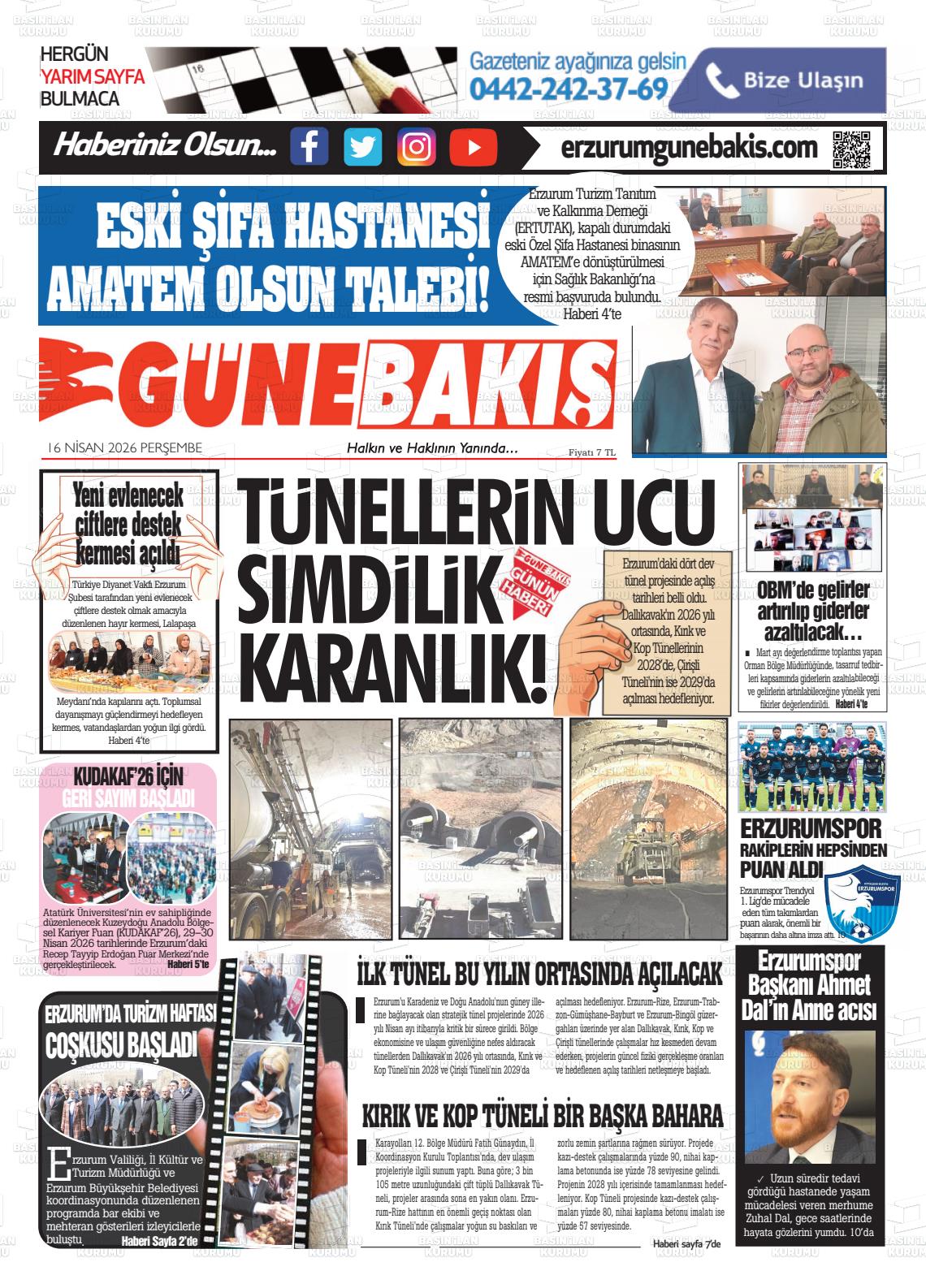 Erzurum Yenikusak 16.04.2026