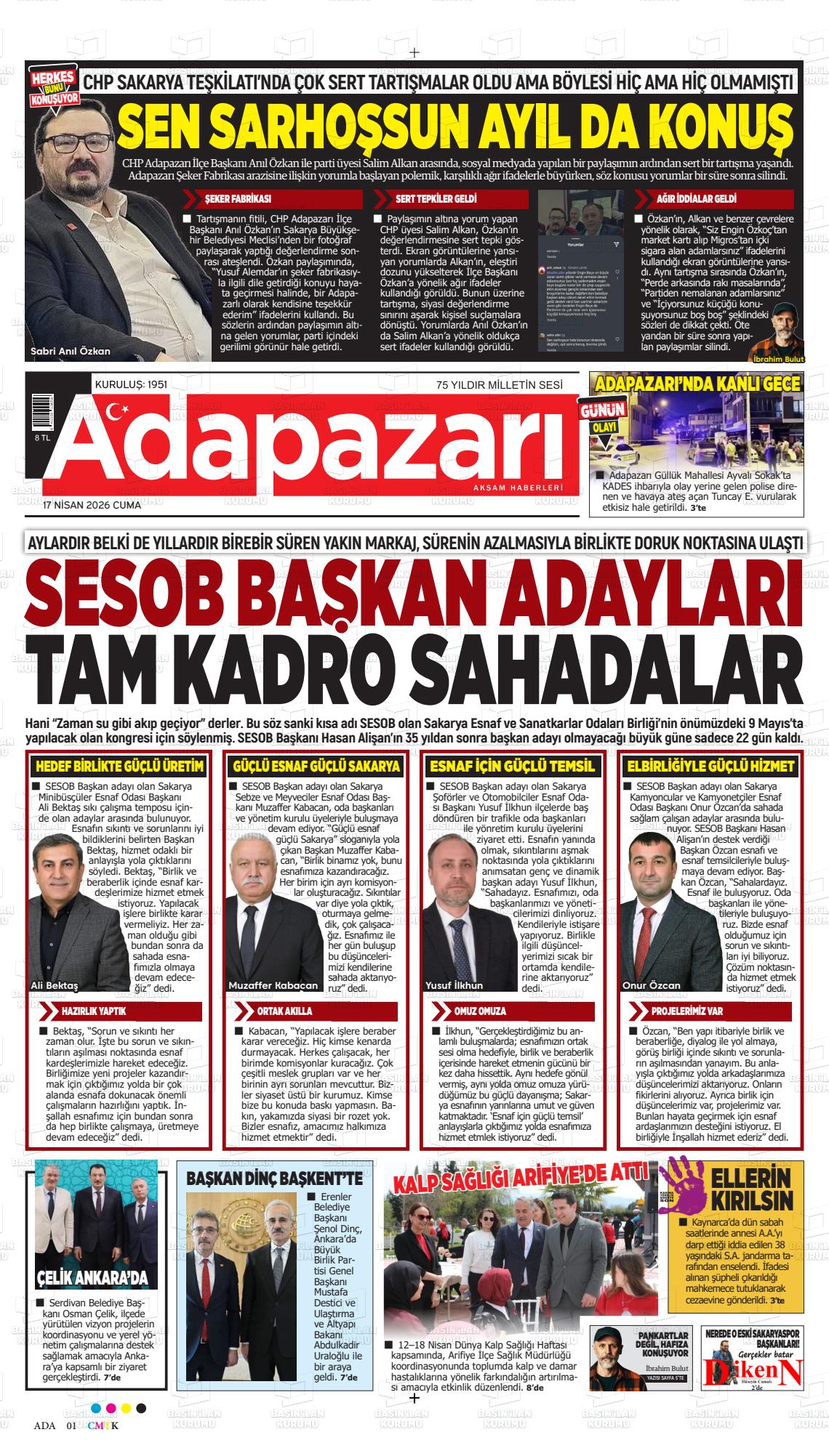 Sakarya Adapazariaksamhaberleri 17.04.2026