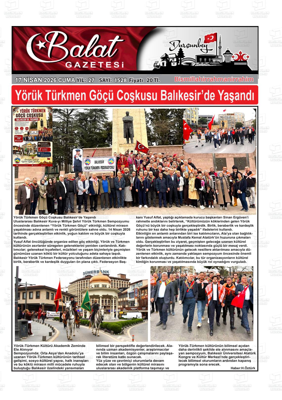 Balikesir Balat 17.04.2026