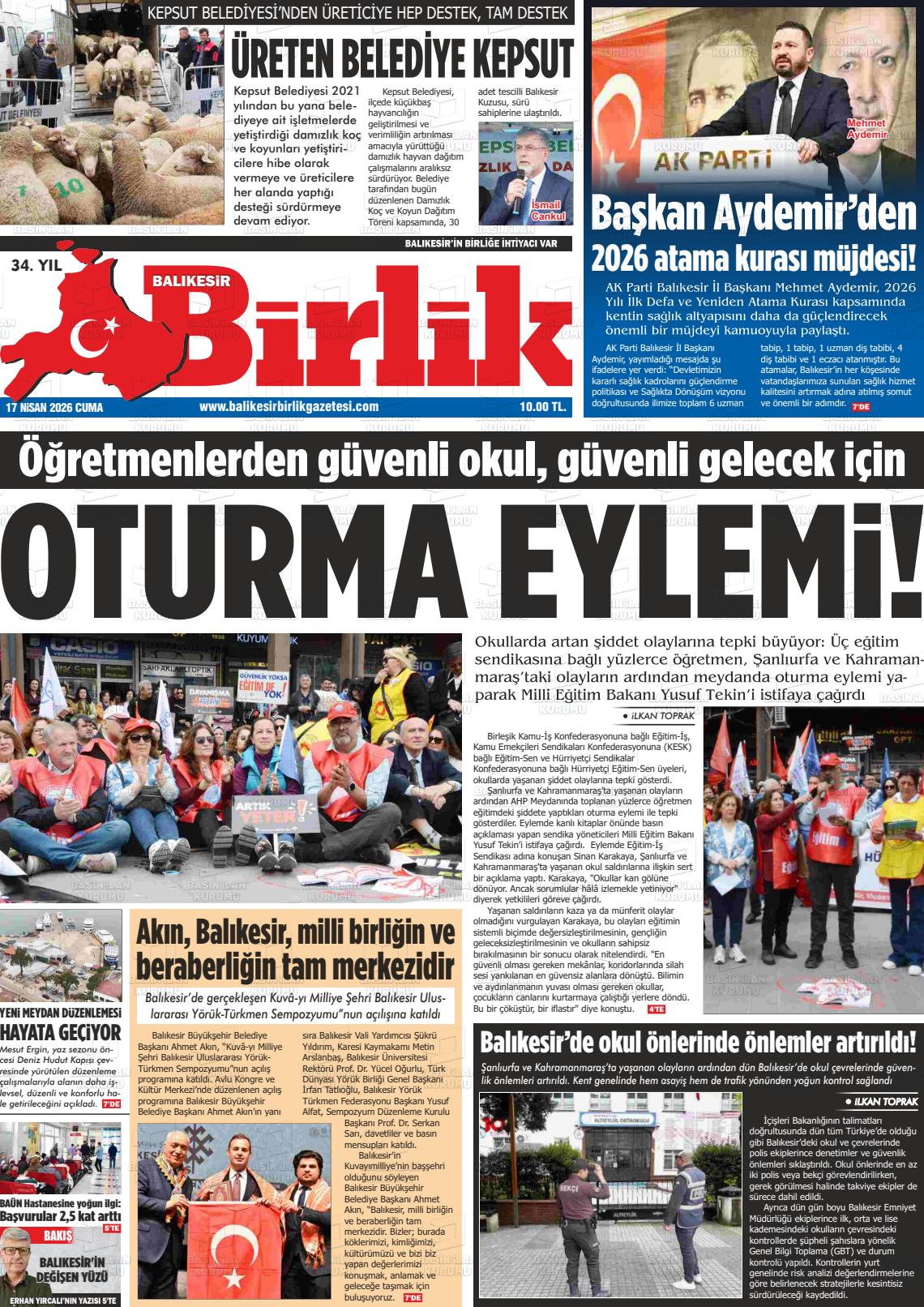 Balikesir Birlik 17.04.2026