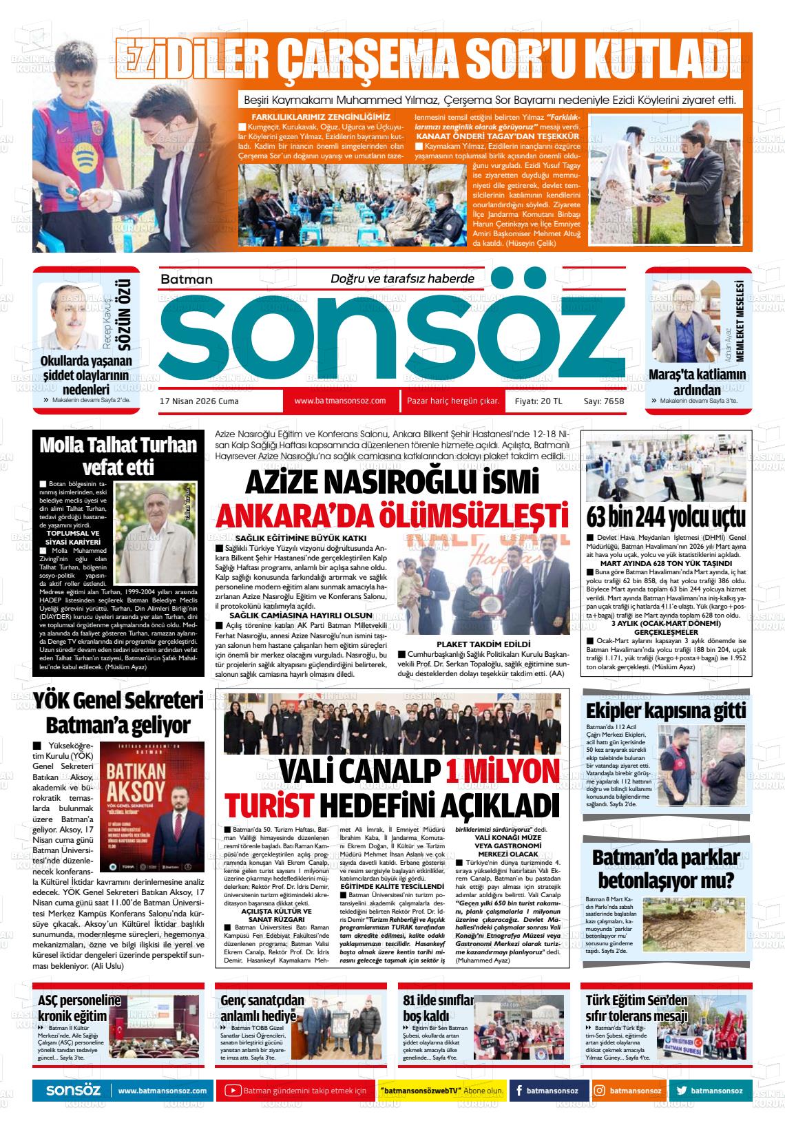 Batman Sonsoz 17.04.2026