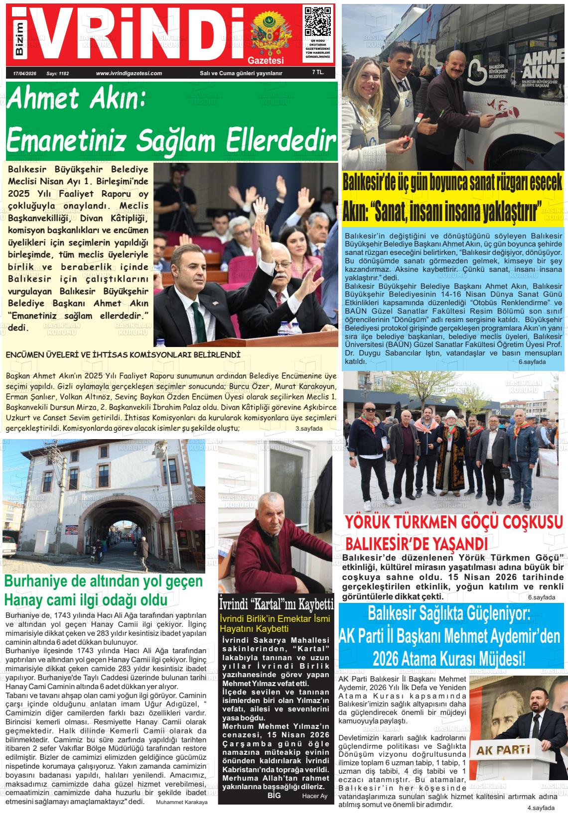 Balikesir Bizimivrindi 17.04.2026