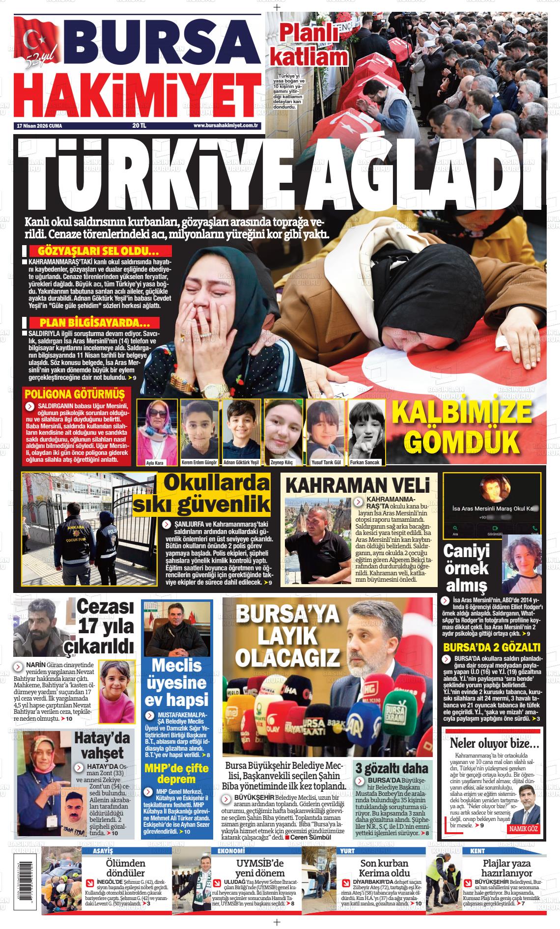 Bursa Hakimiyet 17.04.2026