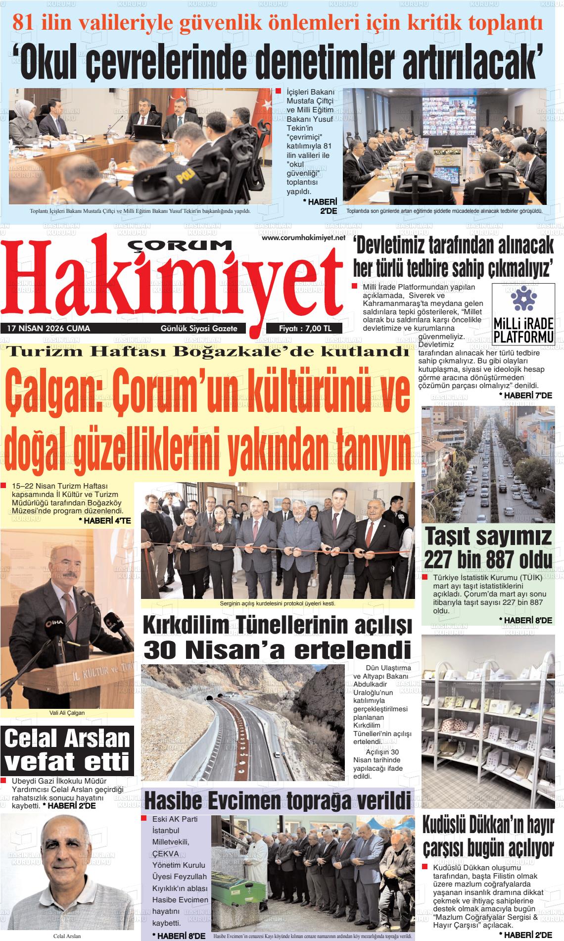 Corum Hakimiyet 17.04.2026