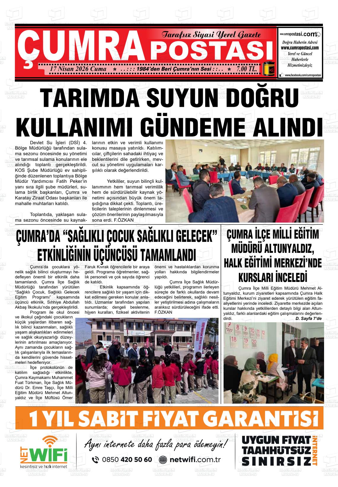 Konya Cumrapostasi 17.04.2026