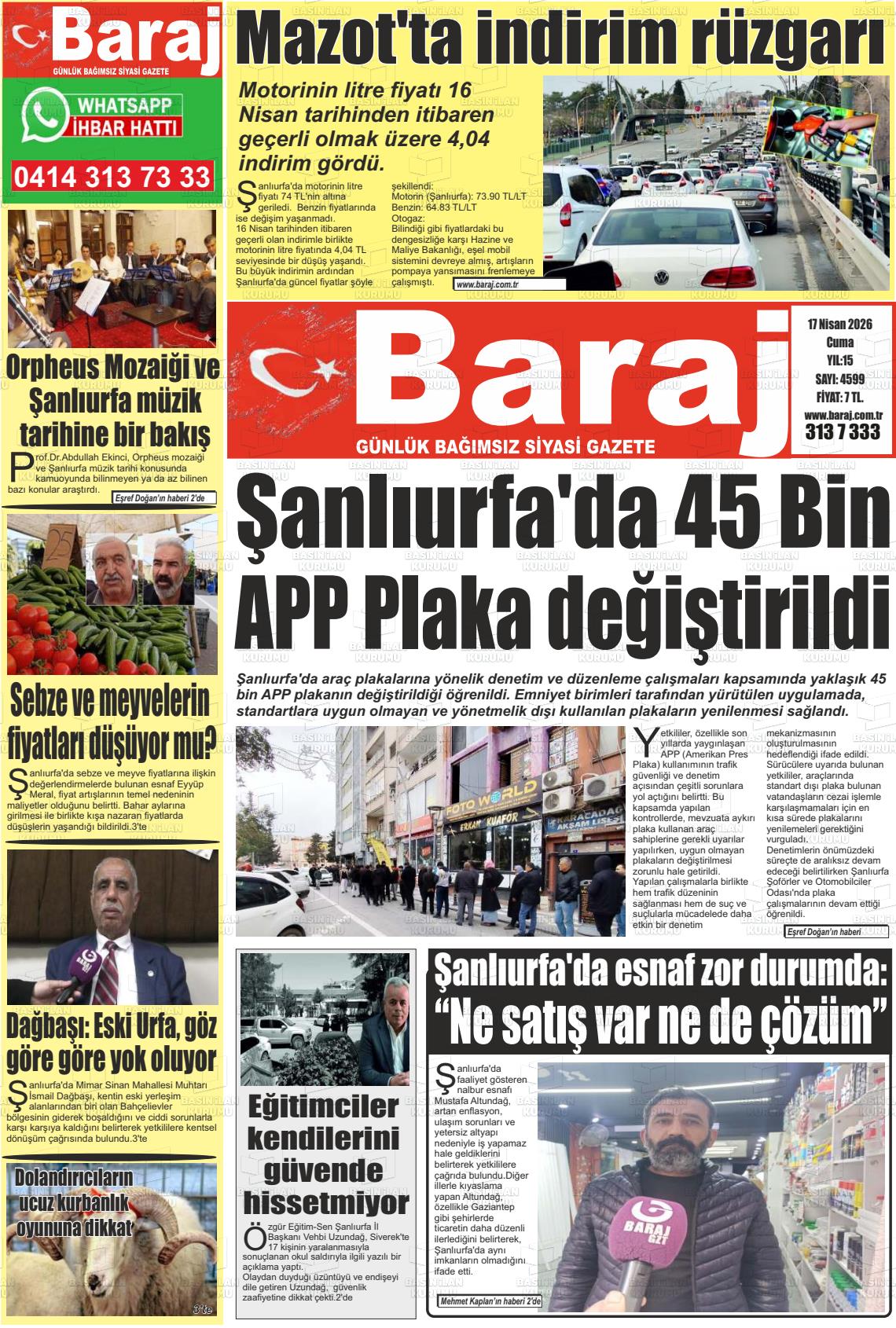 Sanliurfa Dundenbugunesafak 17.04.2026